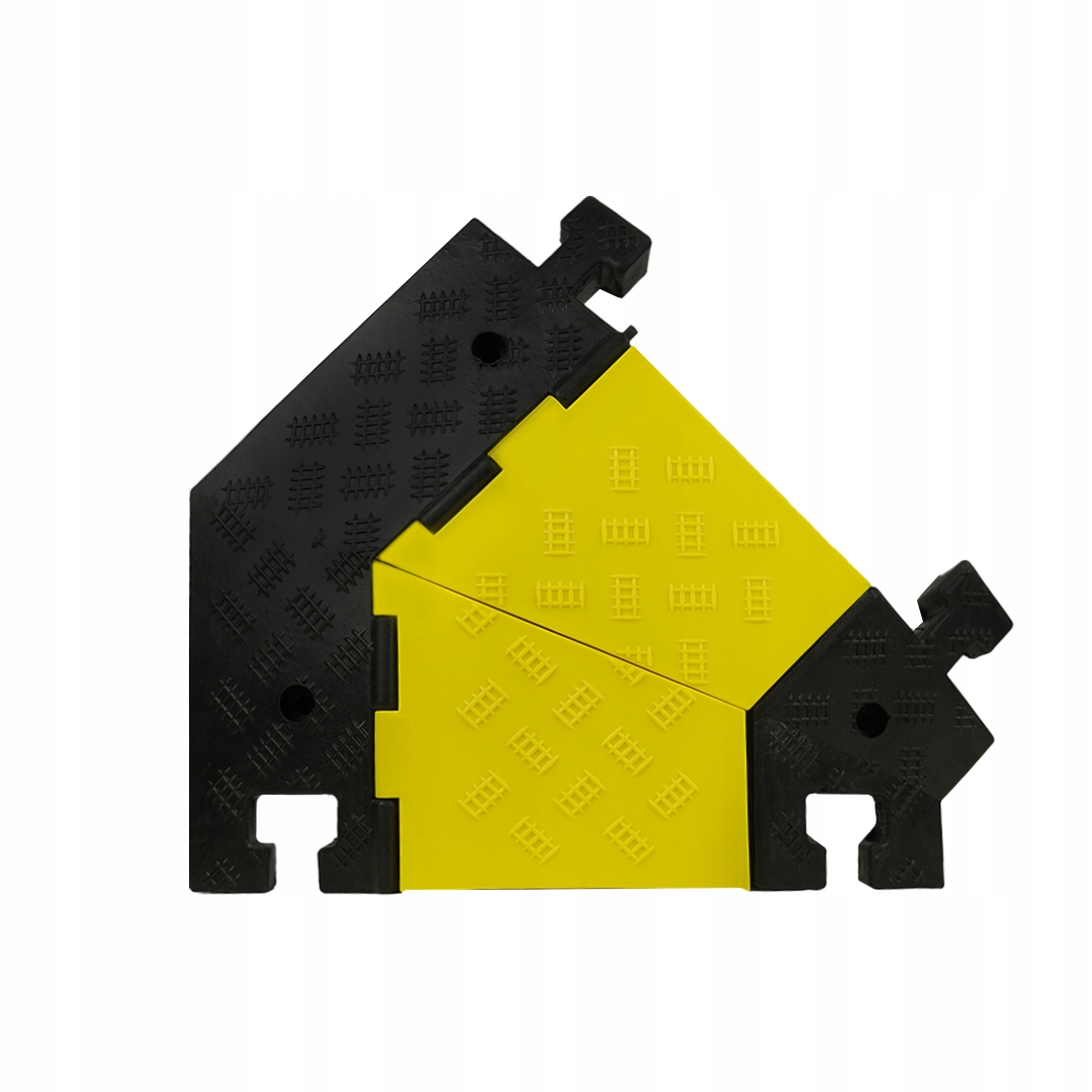 Kabelový nájezd 3-kanálový příjezdový roh Pravý