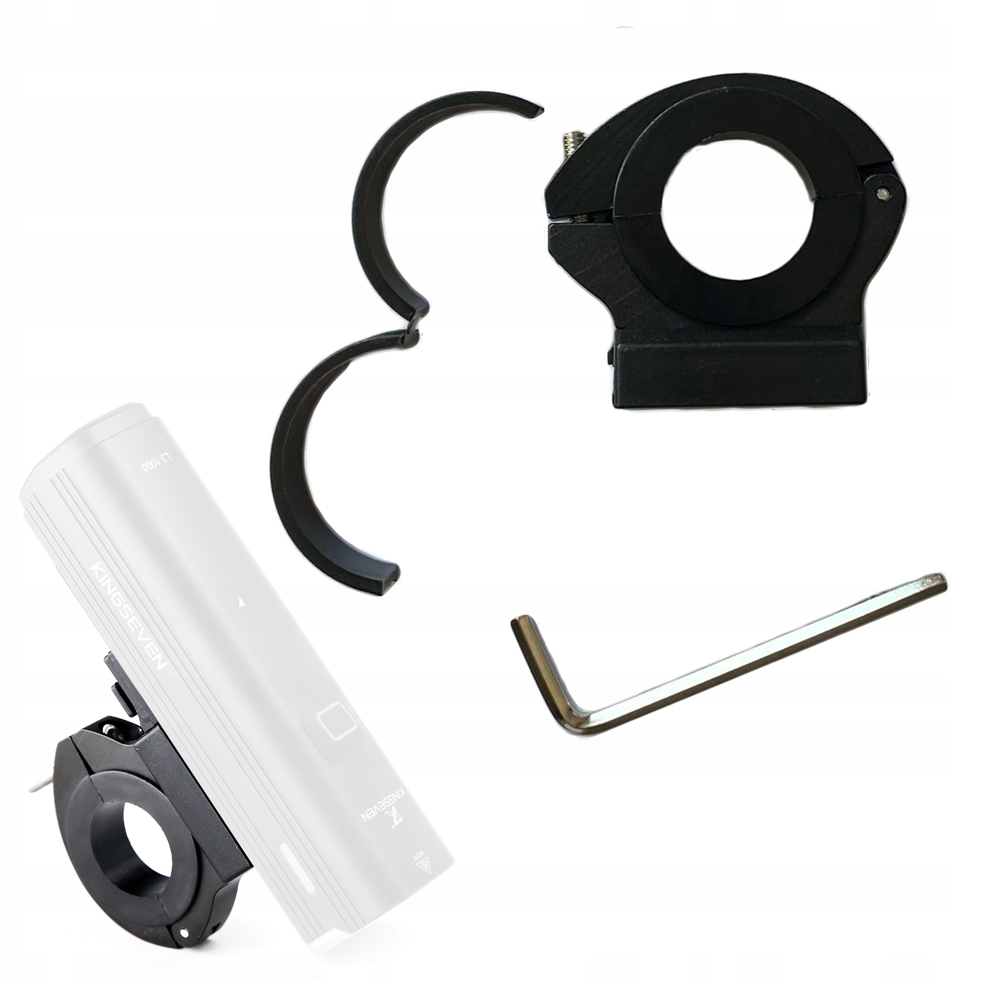 Uchwyt do lampki rowerowej Kingseven L3-1000