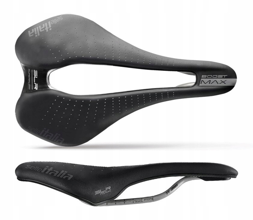 Selle Italia Max SLR Boost, siodełko rowerowe, 155 mm x 248 mm