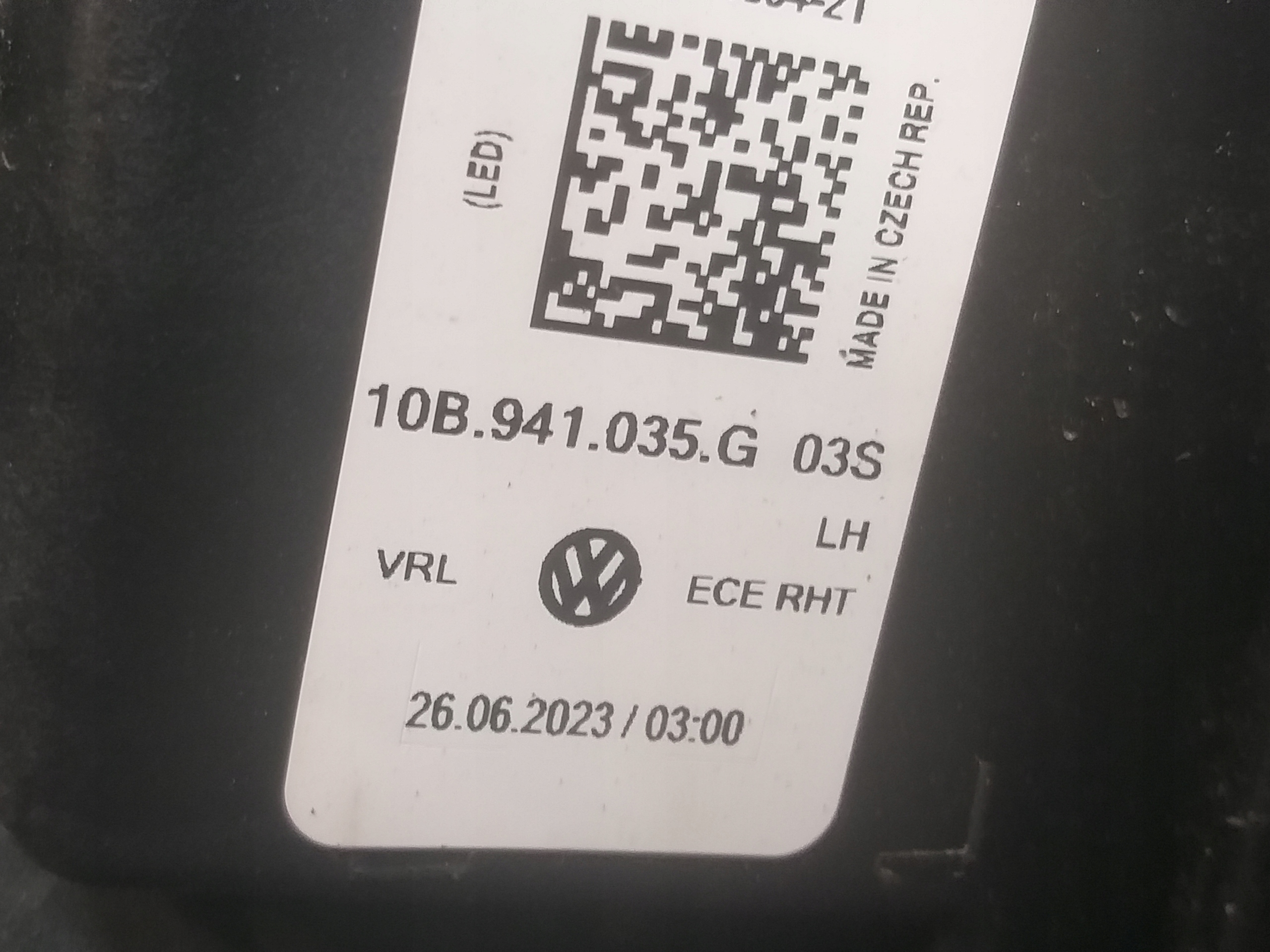 light front left VW ID3 ID-3 ID 3 10B FULL LED 10B941035G