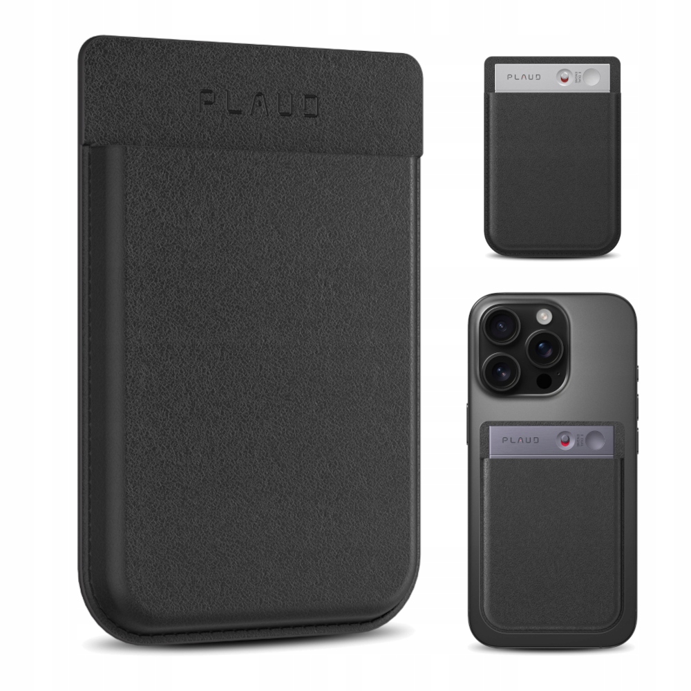 Pouzdro Plaud Note Case černé magnetické pouzdro s krytem