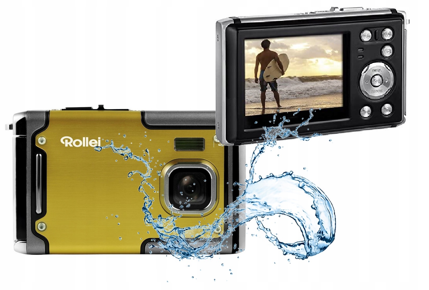 Aparat Cyfrowy Wodoodporny Sportowy Full Hd LCD Akumulator Retro Prosty