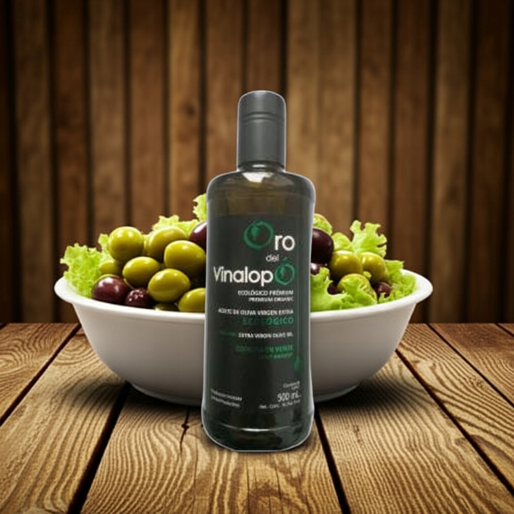 Zelený extra panenský olivový olej Bio Oro Del Vinalopó 0,5 l, kyselina 0,11 %