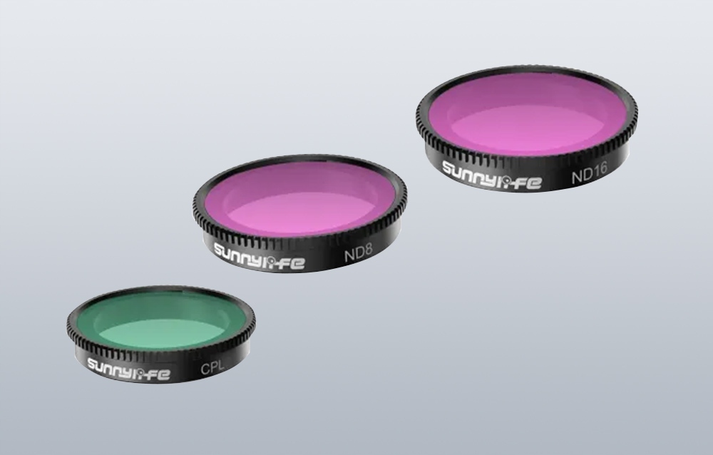 SUNNYLIFE ZESTAW 3 FILTRÓW CPL+ND8+ND16 DO KAMERY SPORTOWEJ INSTA360 GO 3/2 Stan opakowania oryginalne