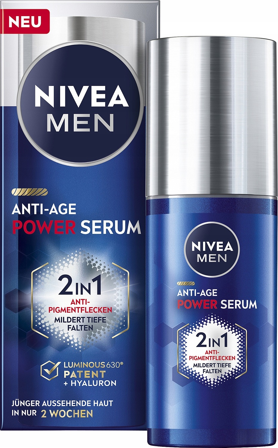 Nivea Men Anti-Age Power Serum posilující sérum 2 v 1, 30 ml