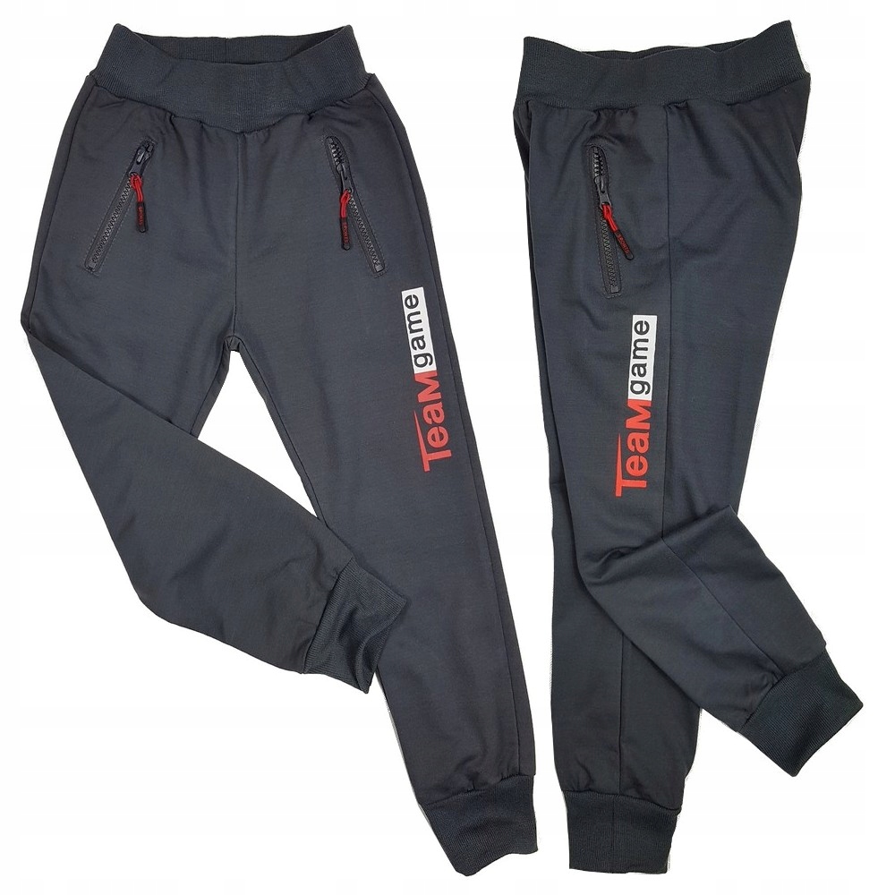 

Spodnie dresowe Team Game r 10 - 134/140 cm Grey