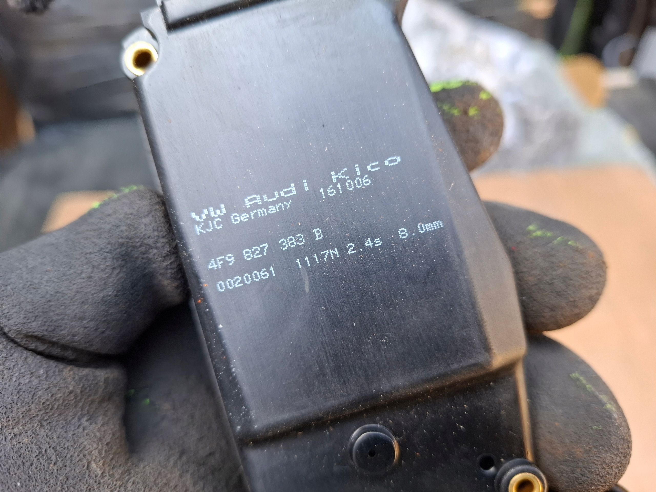 lock DOCIAG bonnet boot rear part rear AUDI Q7 4L 4F9827383B