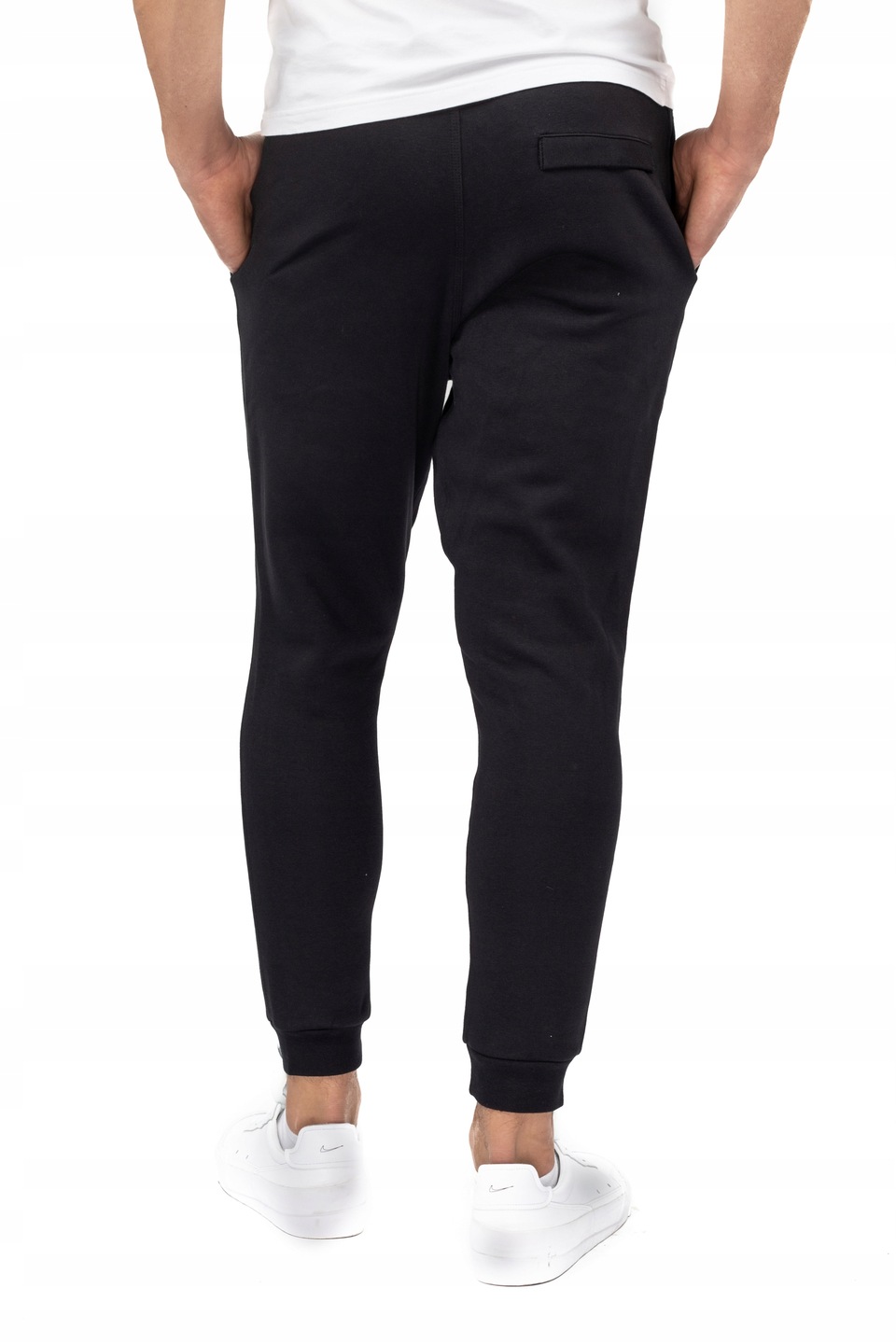 NIKE MĘSKIE SPODNIE DRESOWE FLEECE SWOOSH BASIC XL Materiał dominujący bawełna