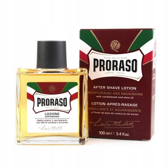 

Proraso Red Aftershave Lozione lotion po goleniu 1