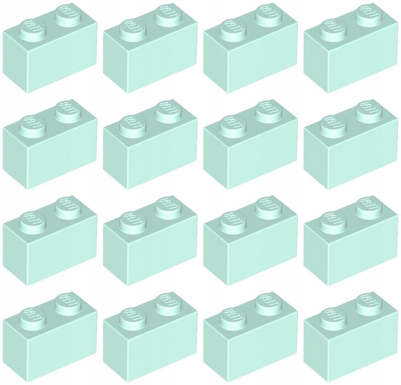 

Lego 3004 Klocek 1x2 light aqua (12g) 16 szt.