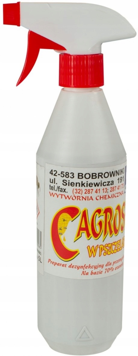 

Cagrosept w Pszczelarstwie 450ml dezynfekcja Uli
