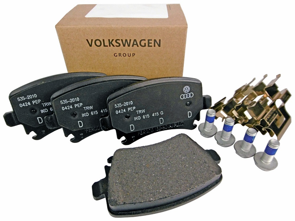 1K0698451G - ТОРМОЗНЫЕ КОЛОДКИ ЗАДНИЕ SKODA OCTAVIA II 2 ОРИГИНАЛ