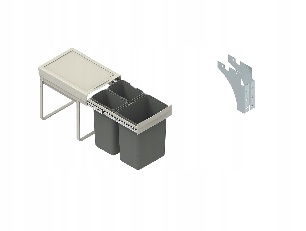 SORTOWNIK KOSZ NA ŚMIECI 40 Z DOMYKIEM JC601M-3 FR
