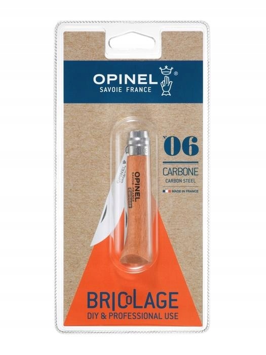 Nóż Składany Opinel Carbon 06 blister