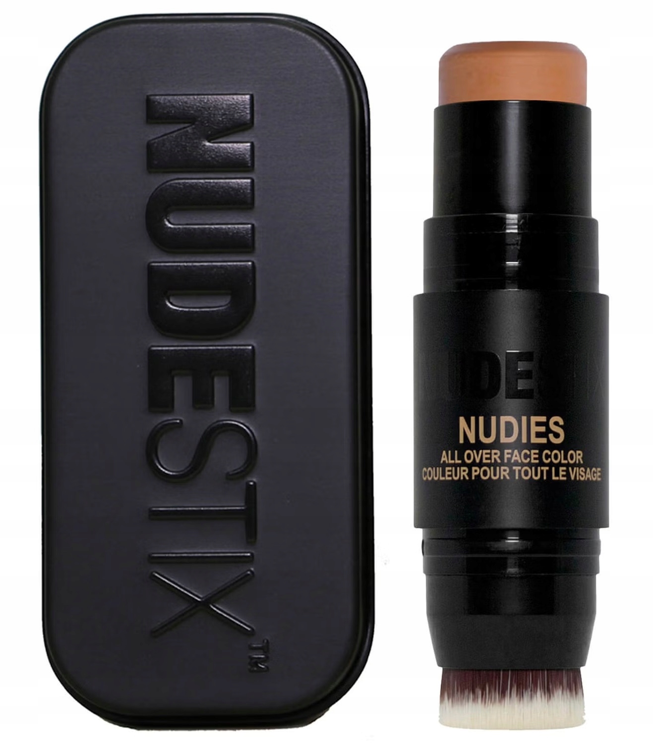 NUDESTIX NUDIES MATTE BRONZER Sztyft do konturowania z pędzlem MANILA 7G