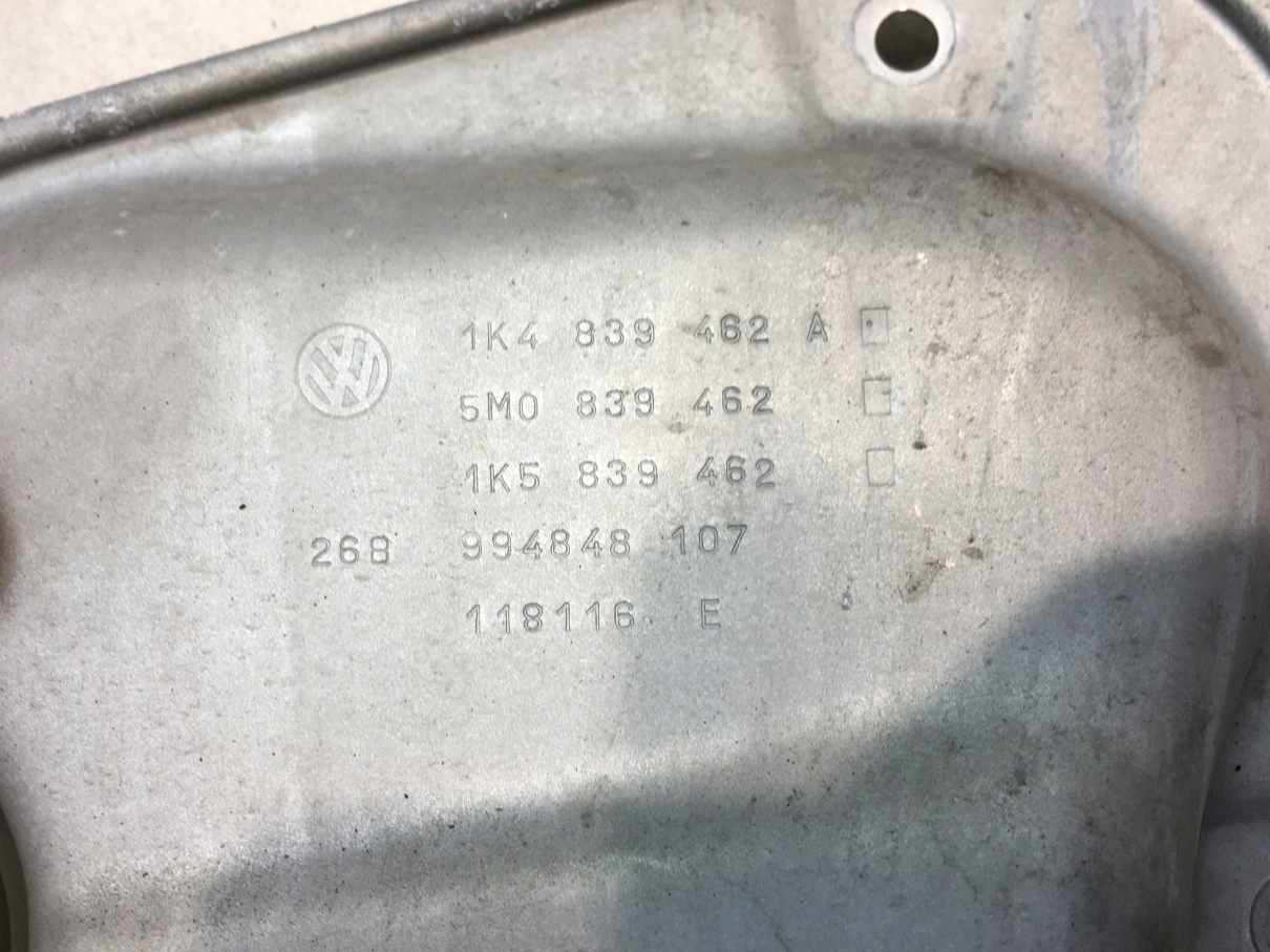 window regulator right rear part GOLF V 1K4839462A