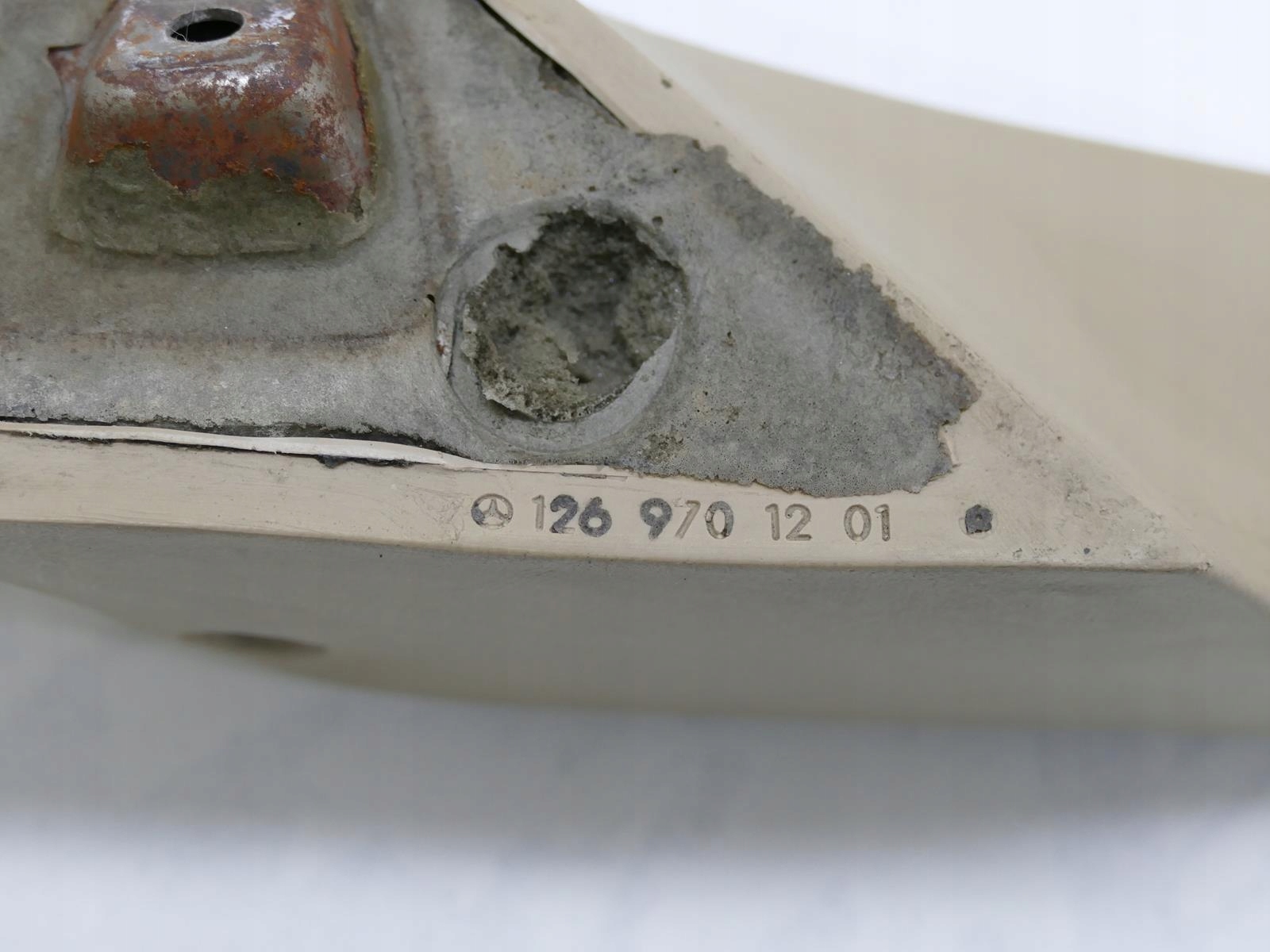 MERCEDES S W126 bracket handle door right rear part