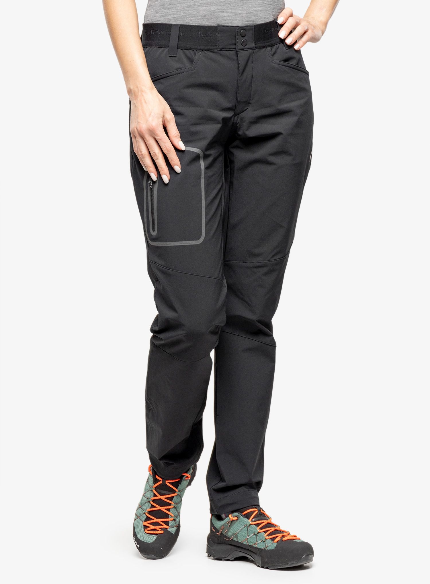 Dámské softshellové kalhoty Peak Performance Light Ss Scale Pants černá Xs