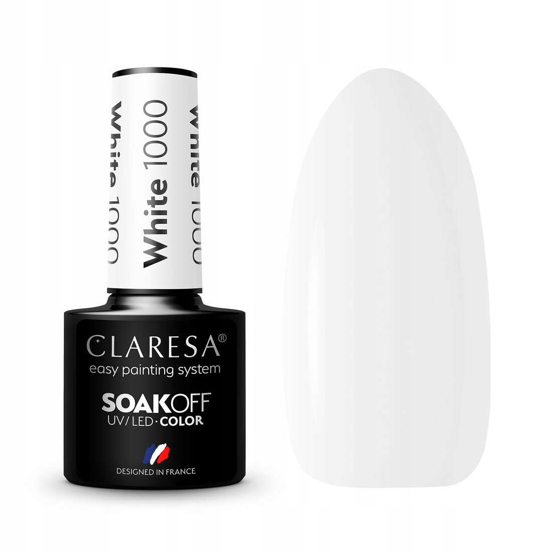 

Claresa Lakier hybrydowy White 1000 Soak Of Uv/led