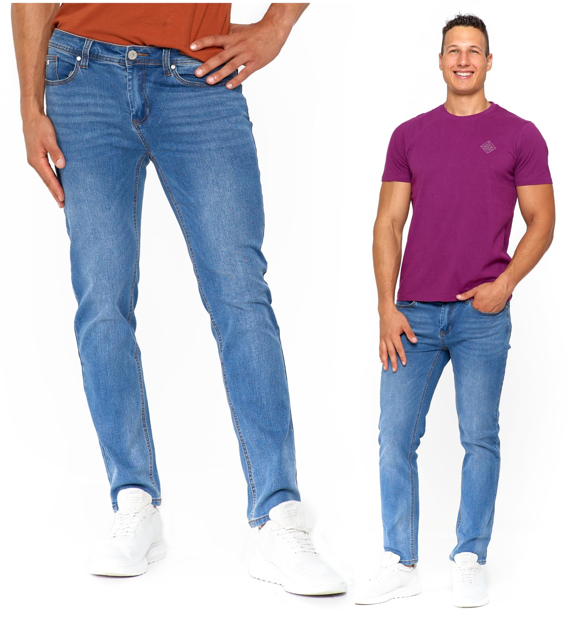 Pánské klasické džínové kalhoty 34