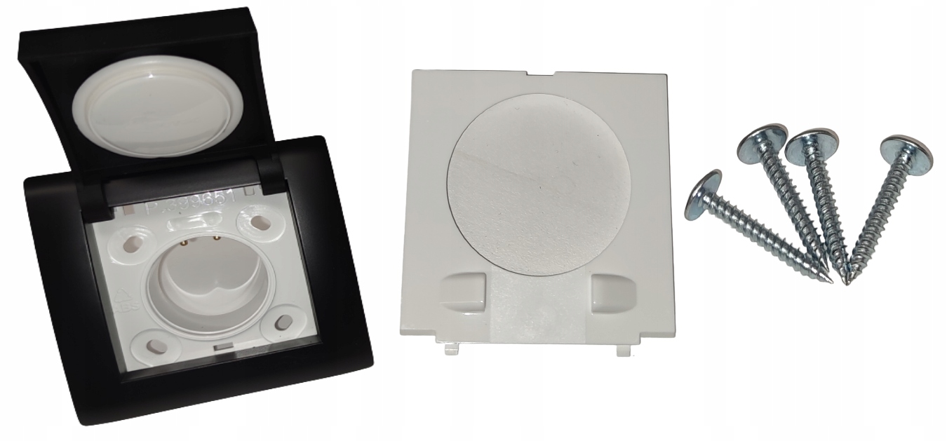 Odkurzacz centralny Gniazdo LeoVac ASKO CZARNE Wysokość produktu 9.4 cm