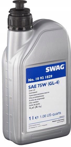 

Swag Olej Przekładniowy Sae 75W Api GL-4 1L