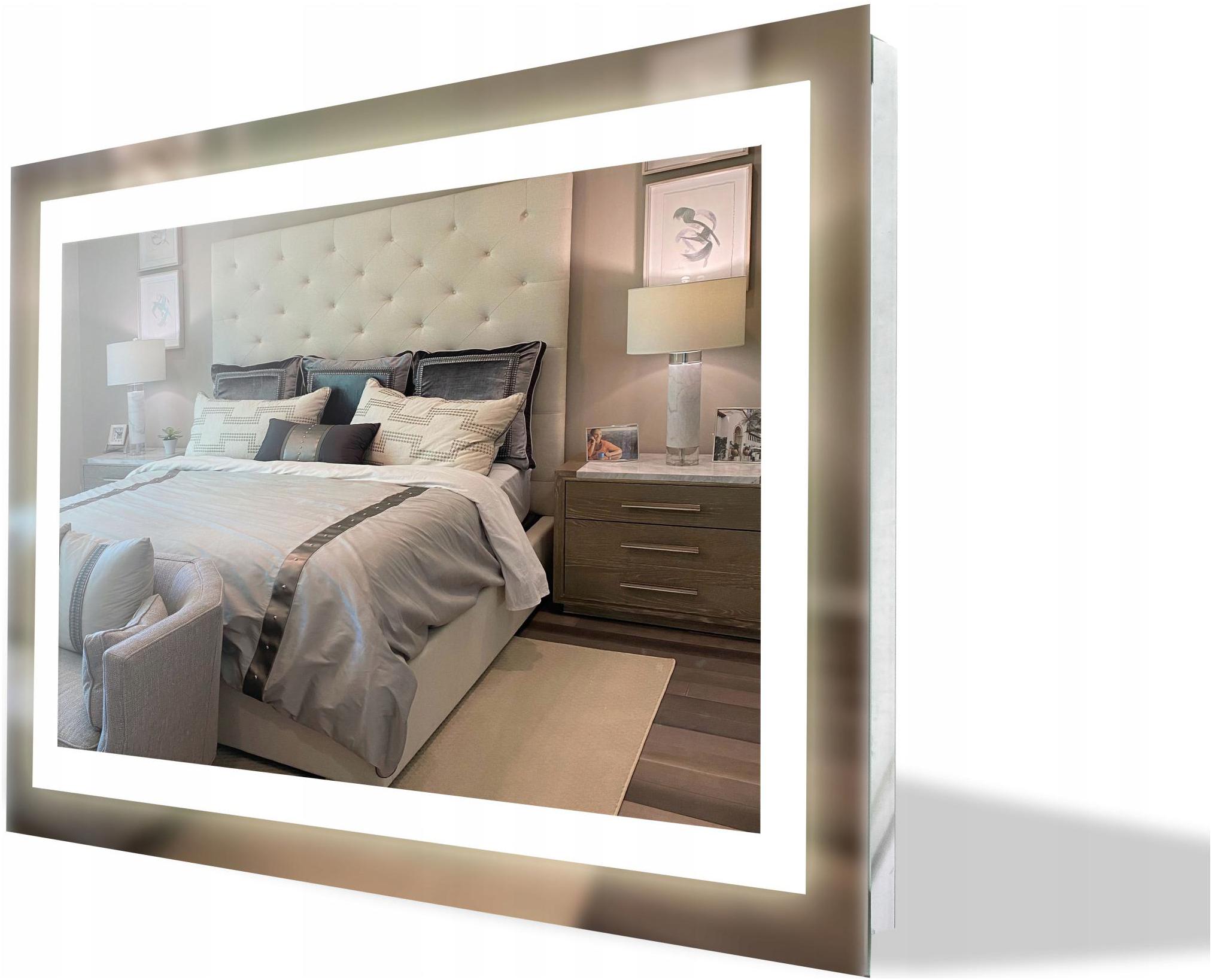 

Lustro Led Łazienkowe Podświetlane 80x60