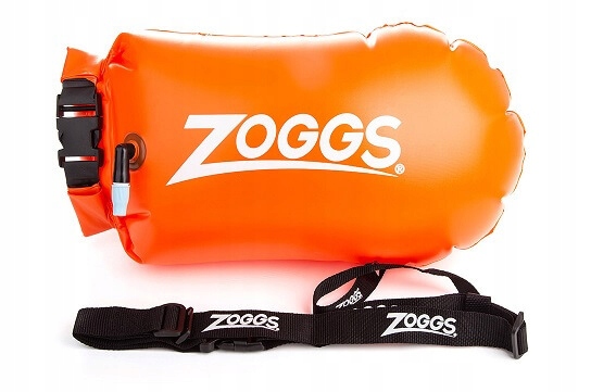 Bojka dmuchana asekuracyjna do pływania ratownicza Zoggs Hi Viz