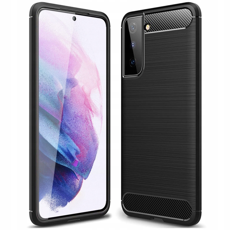 

Etui Pancerne Karbon Do Samsung S21 Szkło