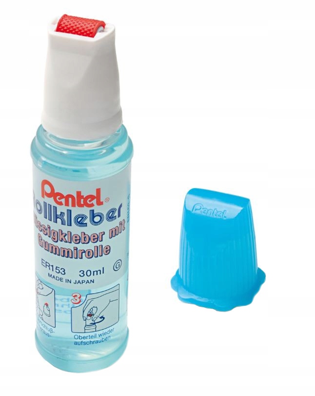 

Klej w Płynie z Gumową Rolką 30ml ER153 Pentel