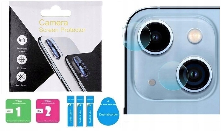 

2x Szkło Hartowane na Aparat do iPhone 13