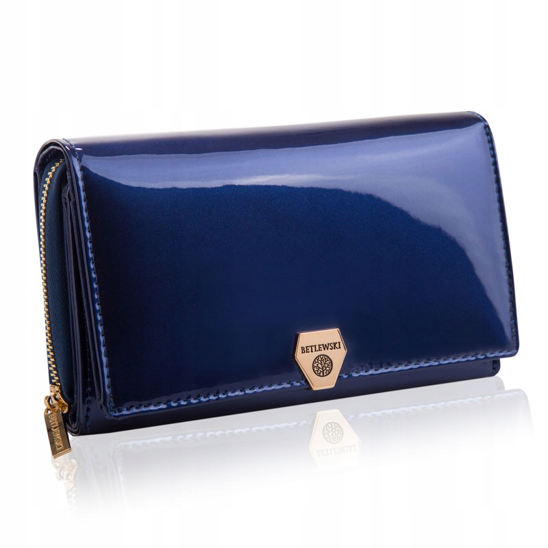 Dámská Lakovaná Kožená Peněženka Rfid Betlewski