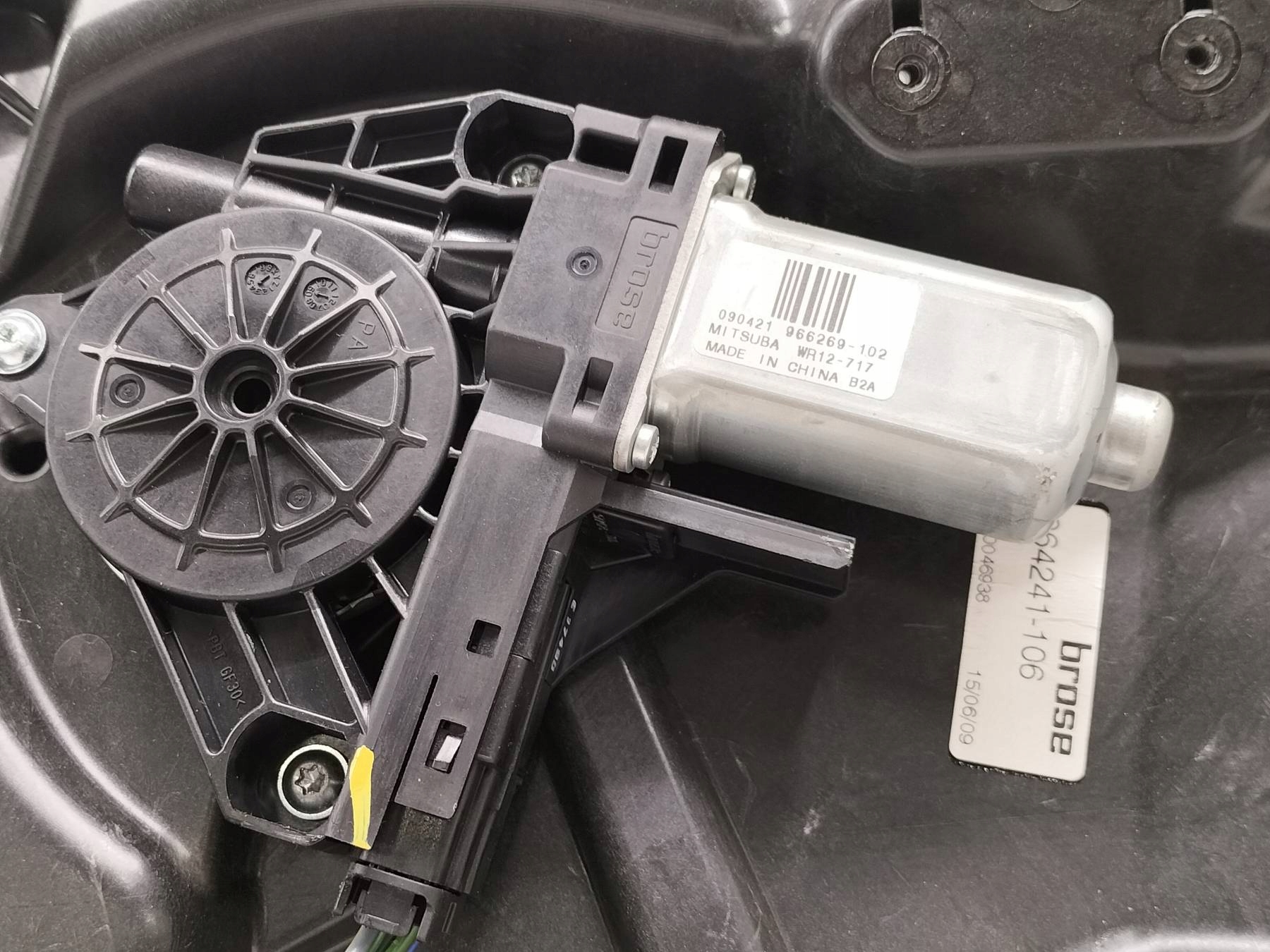 mechanism windows right front 30753328 Volvo XC 60 and (2008- )