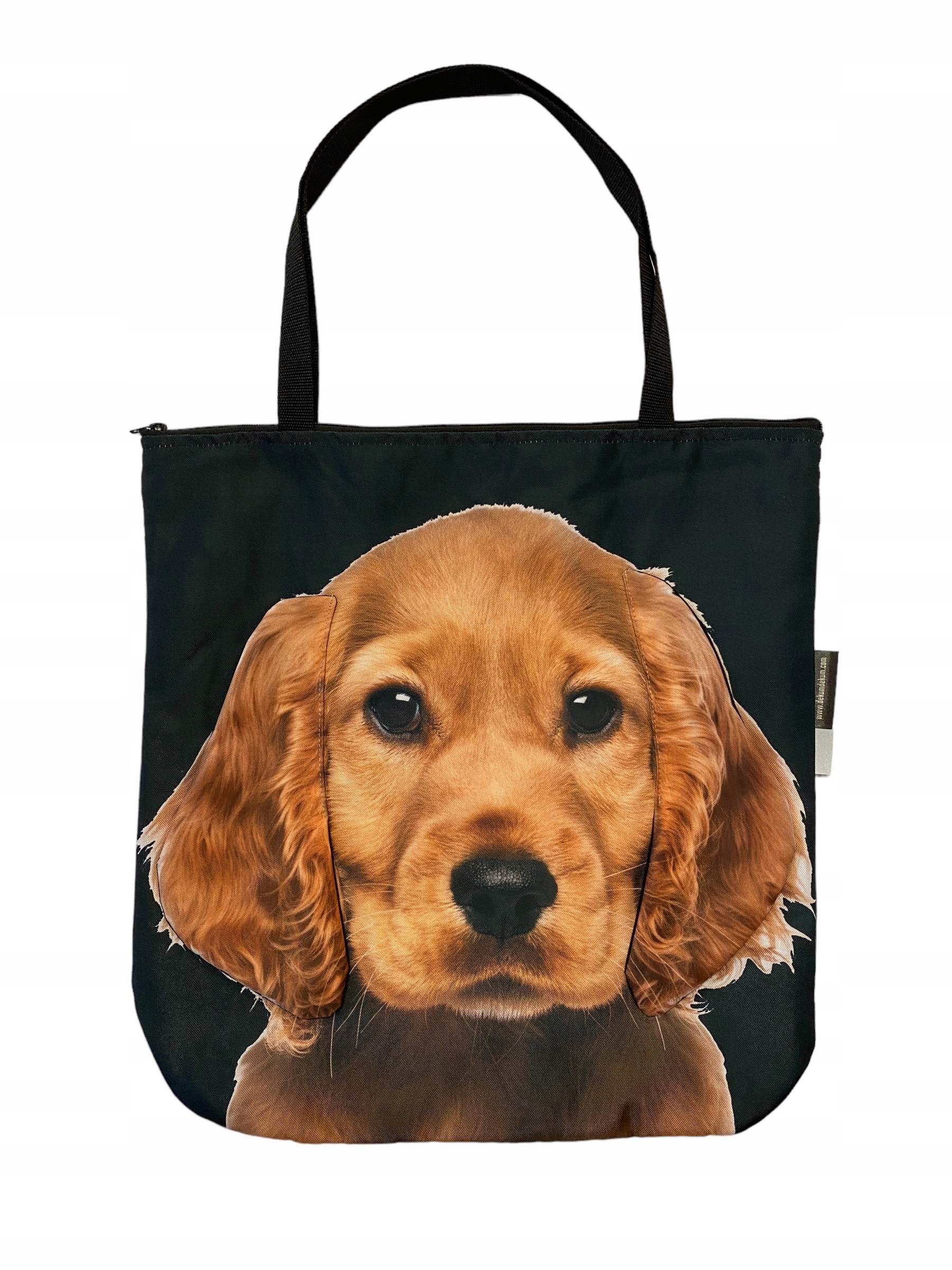 3D taška na nákupy pro psa Cavalier Spaniel přes rameno na víkend, prostorná
