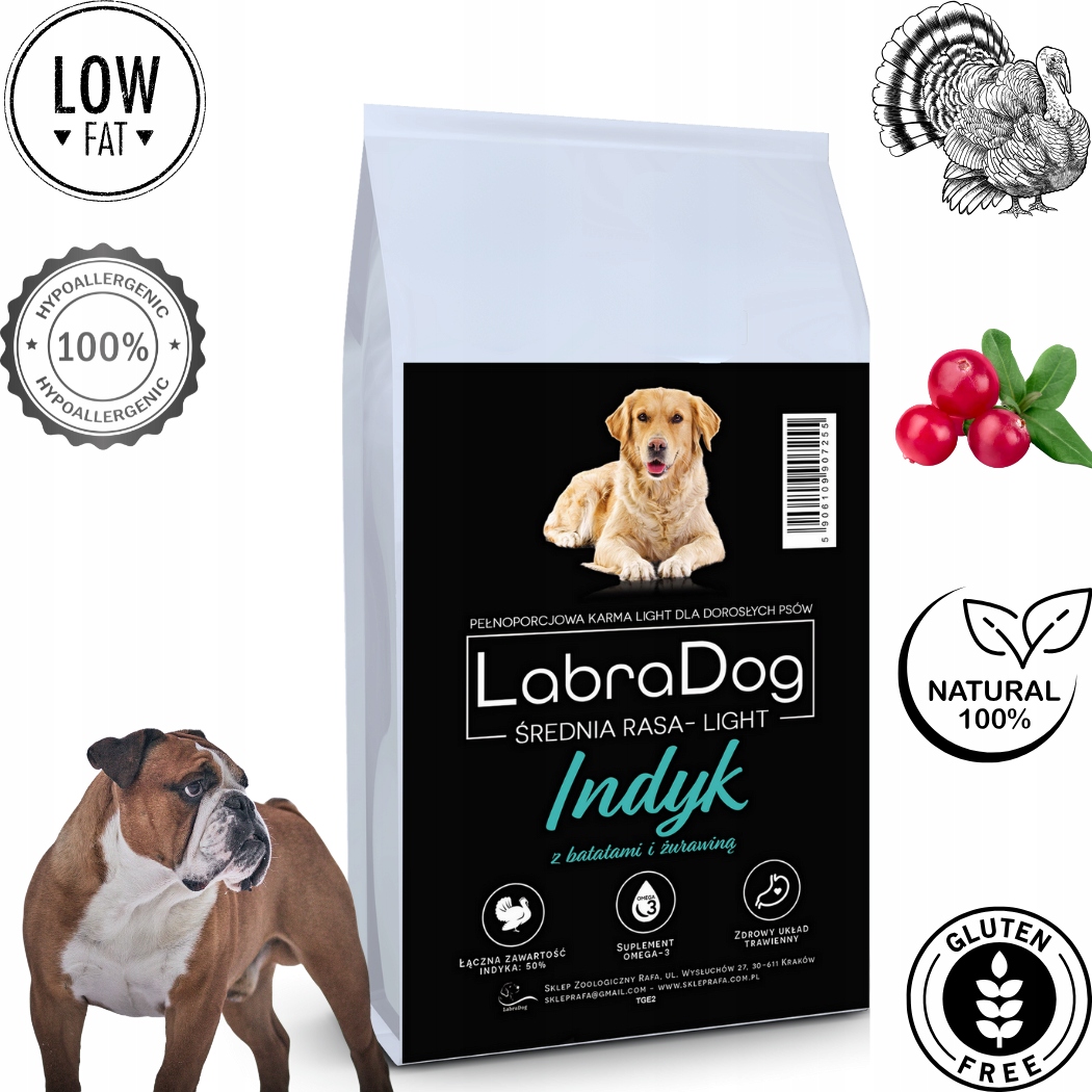 Levně LabraDog Superfood Krůta pro psy se sklonem k nadváze 12 kg