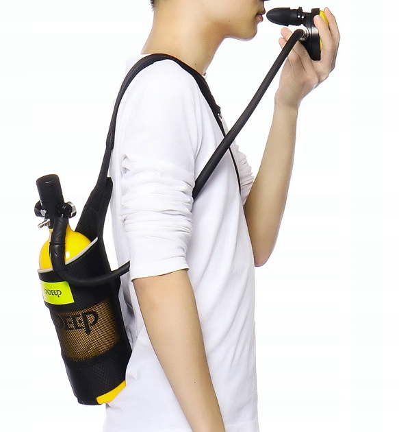 ZESTAW BUTLA DO NURKOWANIA 1L TORBA ZAWORY Model DEEP