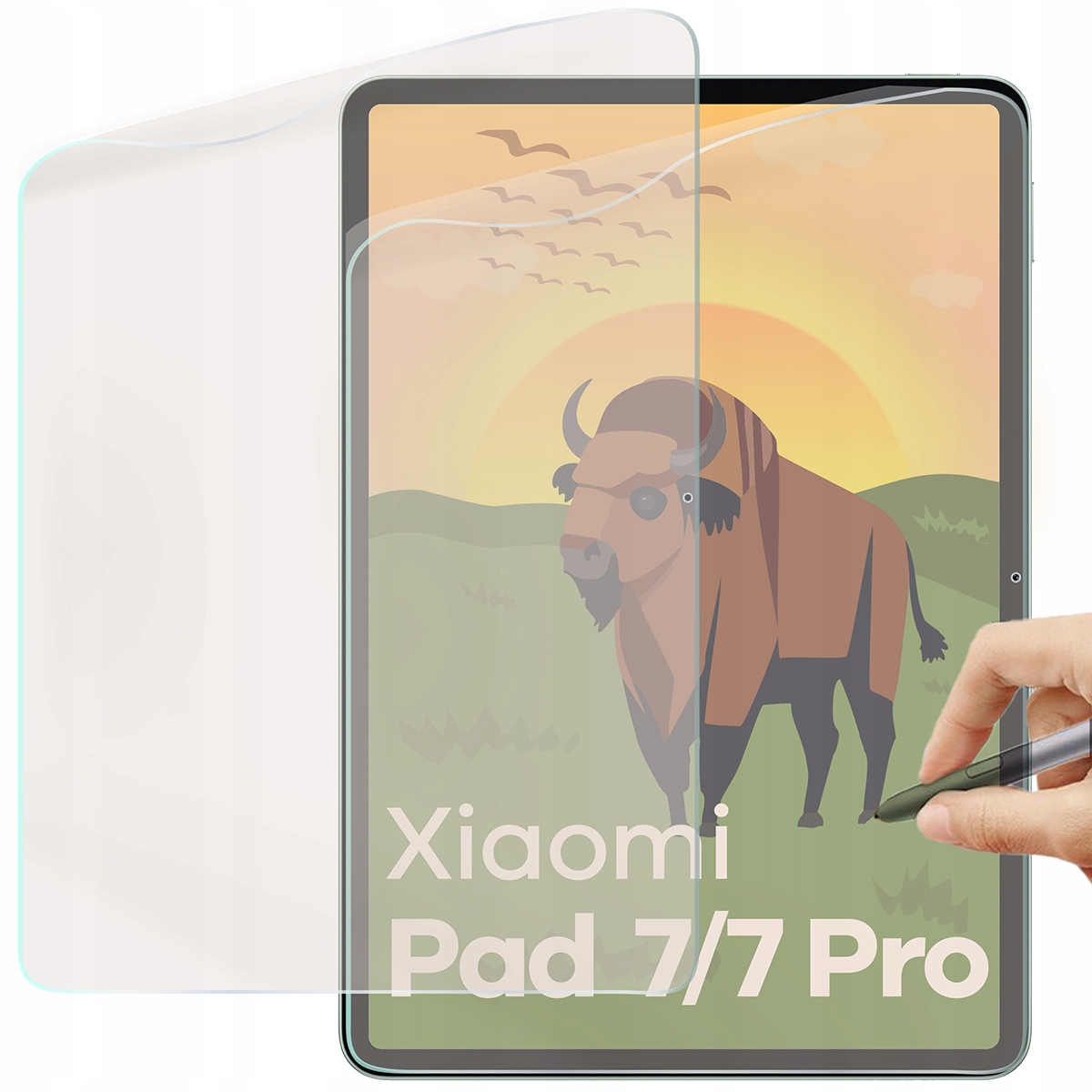 Folia matowa Bizon do Xiaomi Pad 7/7 Pro ochronna antyrefleksyjna 2 sztuki