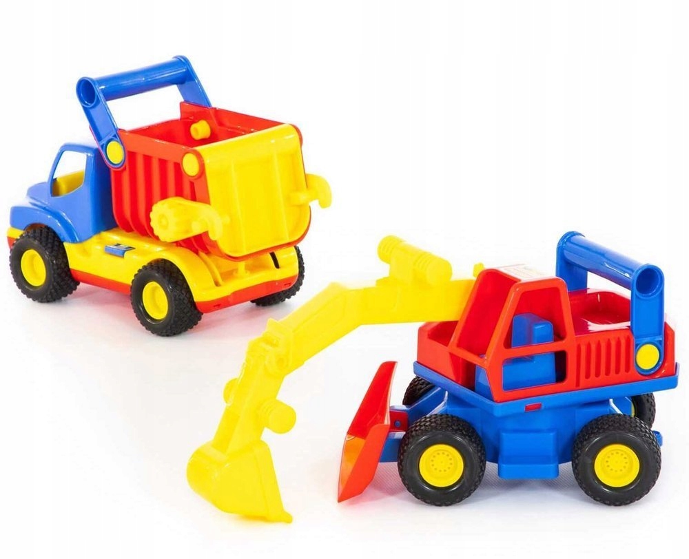 WADER Polesie ConsTruck Wywrotka + Koparka 0452 Model CONSTRUCK