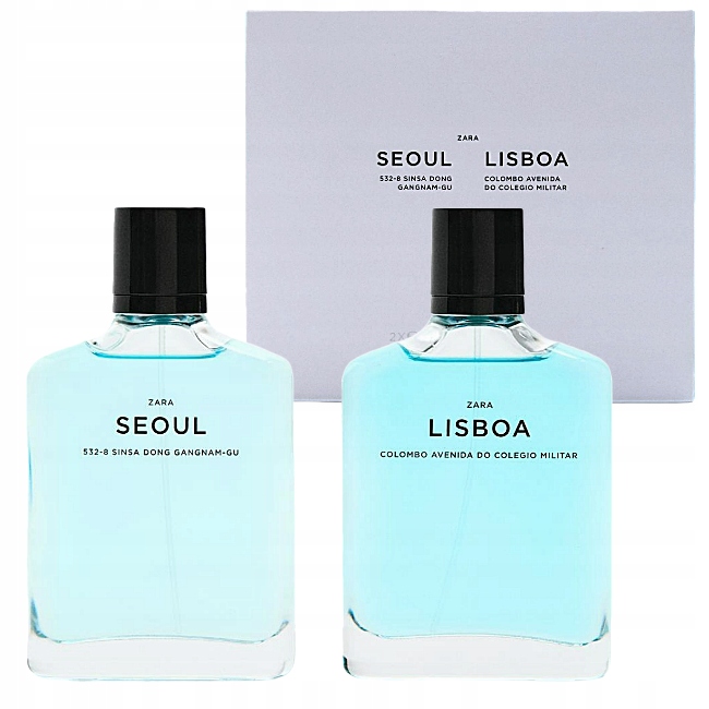 Woda toaletowa Zara Seoul Lisboa Edt 2 x 100 ml perfumy męskie