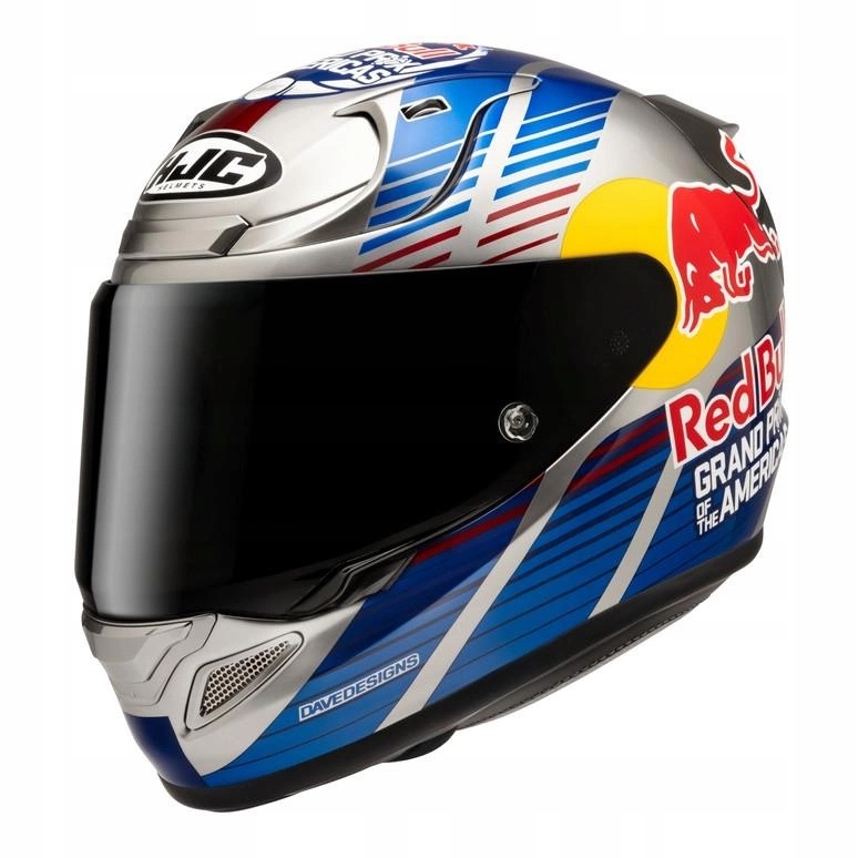 Helma Hjc Rpha 12 Red Bull Austin Gp 2 modrá žltá červená Darčeky