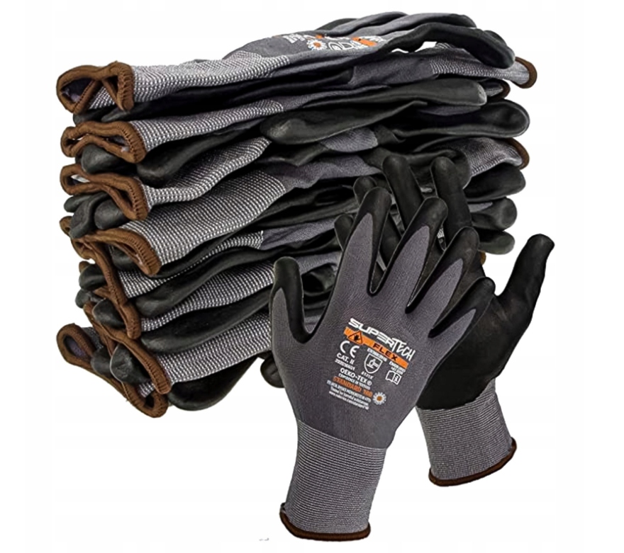 Rękawice Robocze Powlekane FLEX Pianka Nitryl r.11