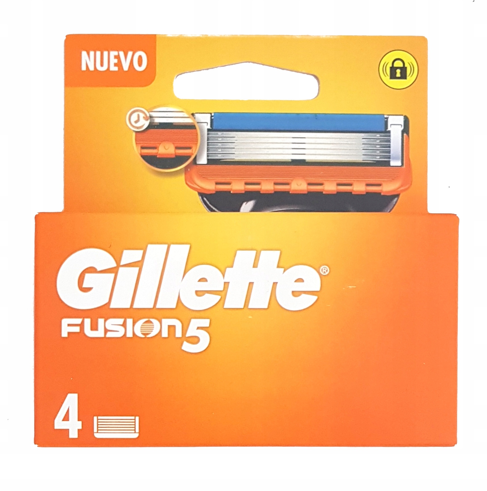 2x Gillette Fusion 5 Ostrza Wkłady Do Maszynki Wymienne 4 Sztuki