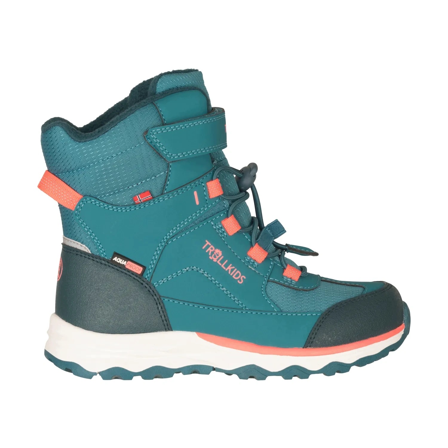 Buty dziecięce Trollkids Hafjell Xt zimowe wodoodporne na co dzień