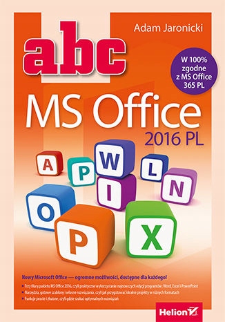 ABC MS Office 2016 PL Tytuł ABC MS Office 2016 PL