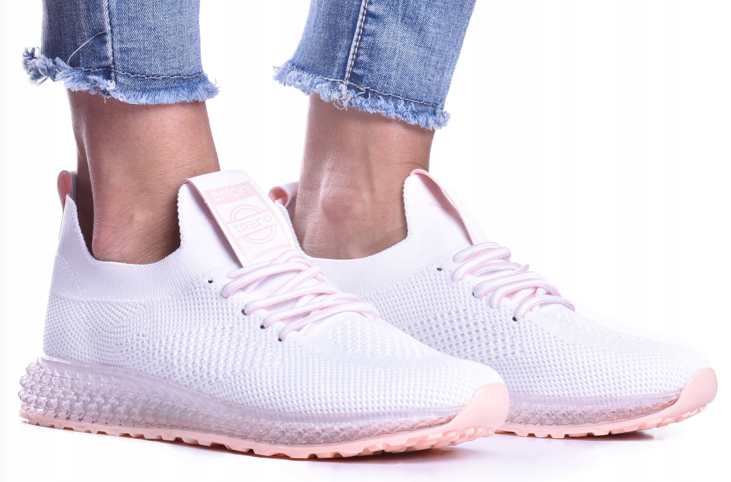 

Buty Damskie Adidasy Meggy białe lekkie r.39