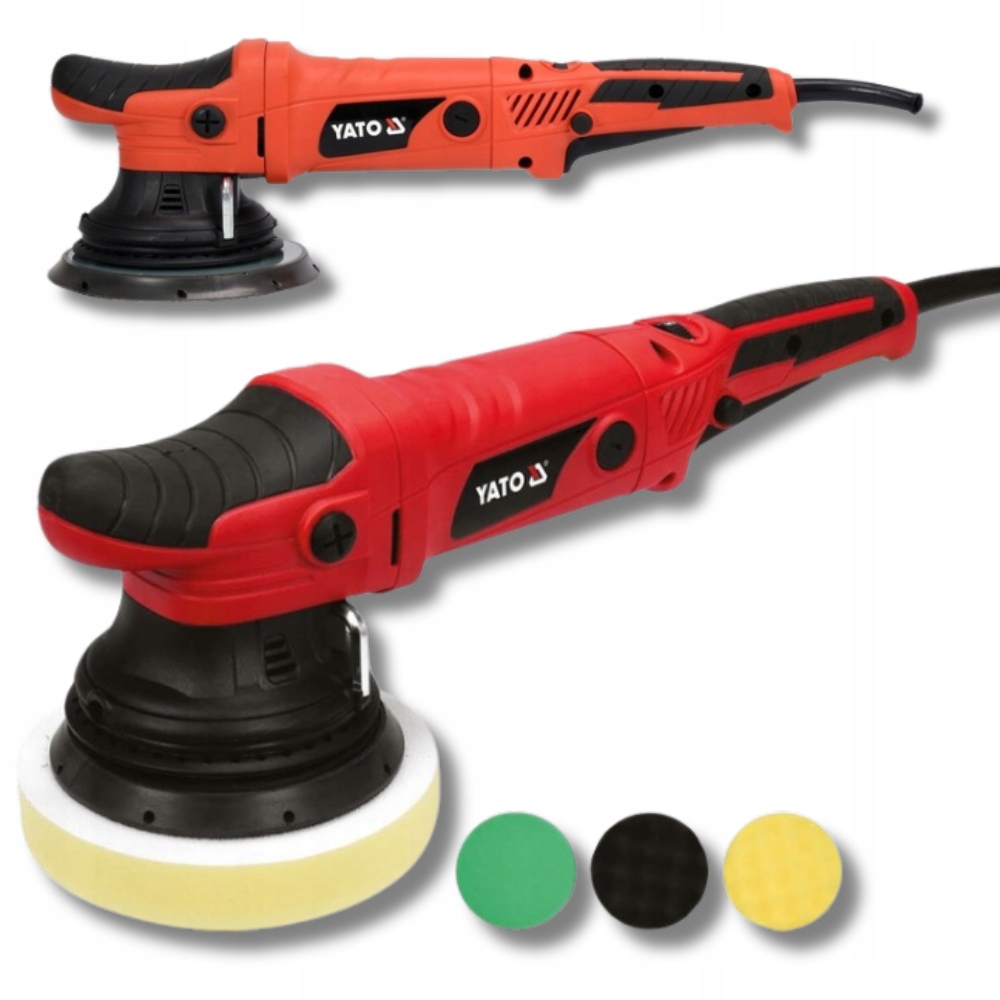 Silná Leštička Do Auta Excentrická brúska na lak Set Yato