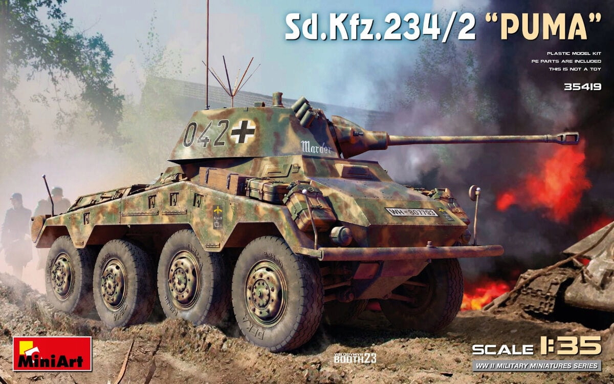 Sd.kfz.234/2 Puma 1:35 MiniArt 35419