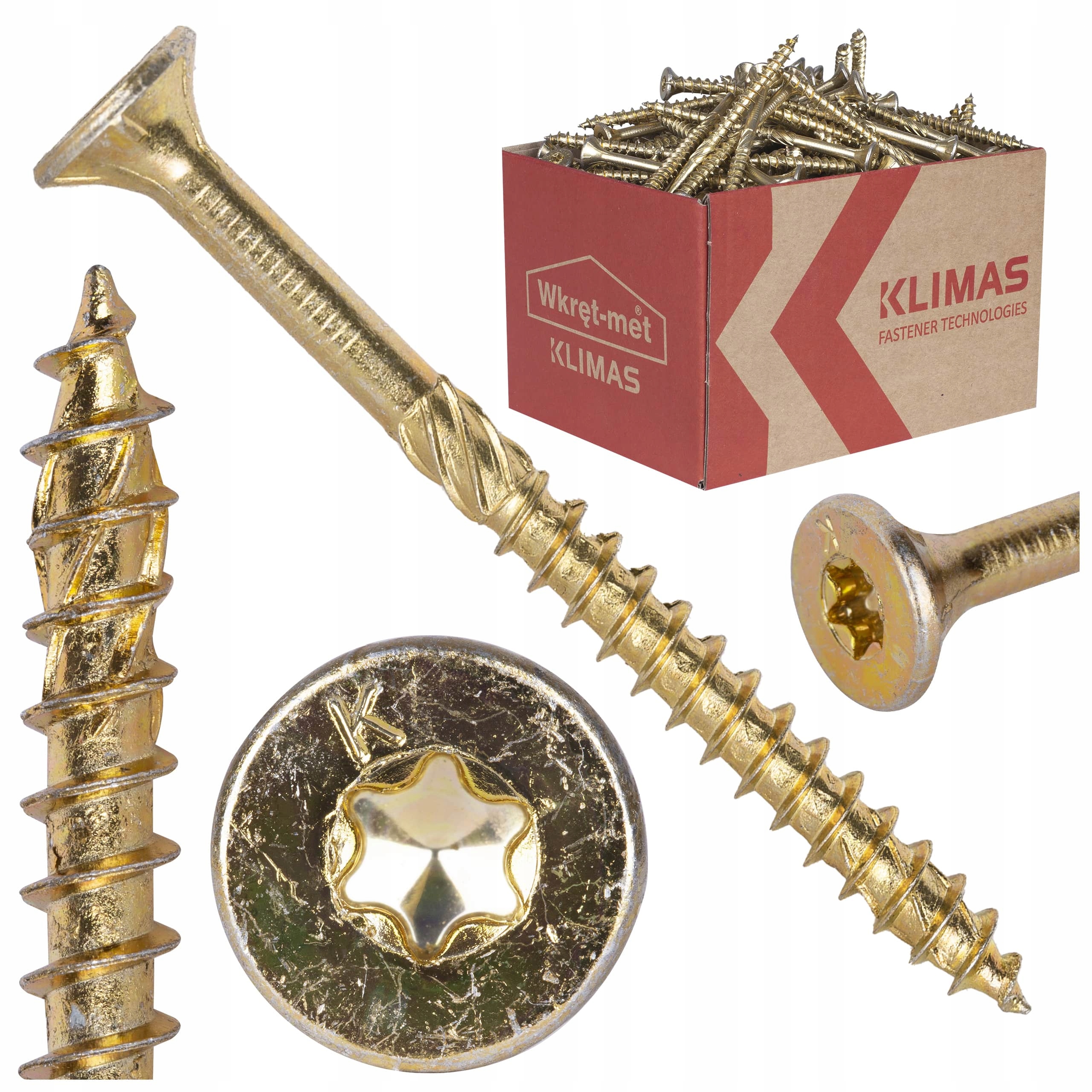 

Wkręty Ciesielskie Do Drewna 4x50 Torx 300szt