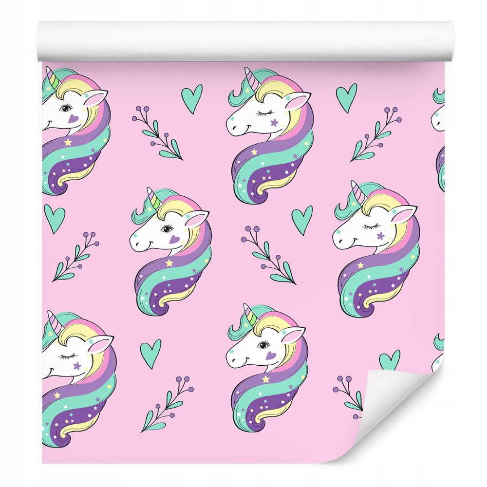 Tapeta pro děti barevní jednorožci /628381562