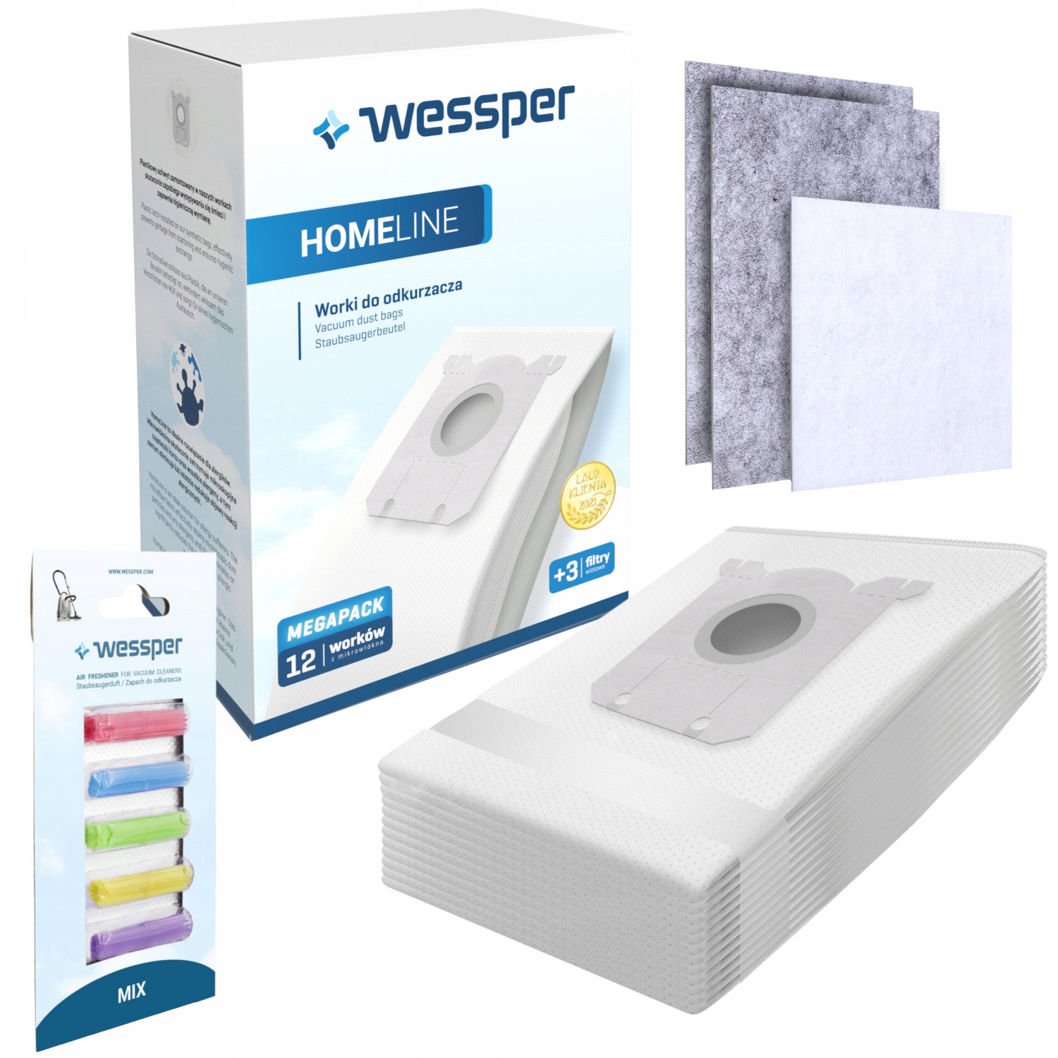 

12x Worki Electrolux zamiennik S-Bag +Pałeczki zap
